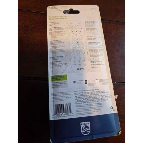 Philips Audio/Video Remote Control universal - Picture 3 of 3